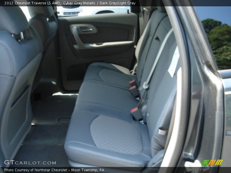 Cyber Gray Metallic / Dark Gray/Light Gray 2012 Chevrolet Traverse LS AWD