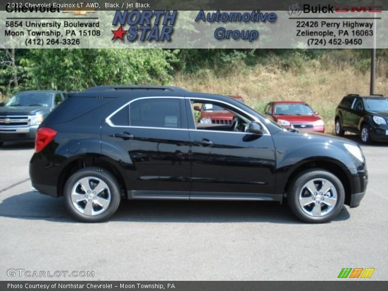 Black / Jet Black 2012 Chevrolet Equinox LT AWD