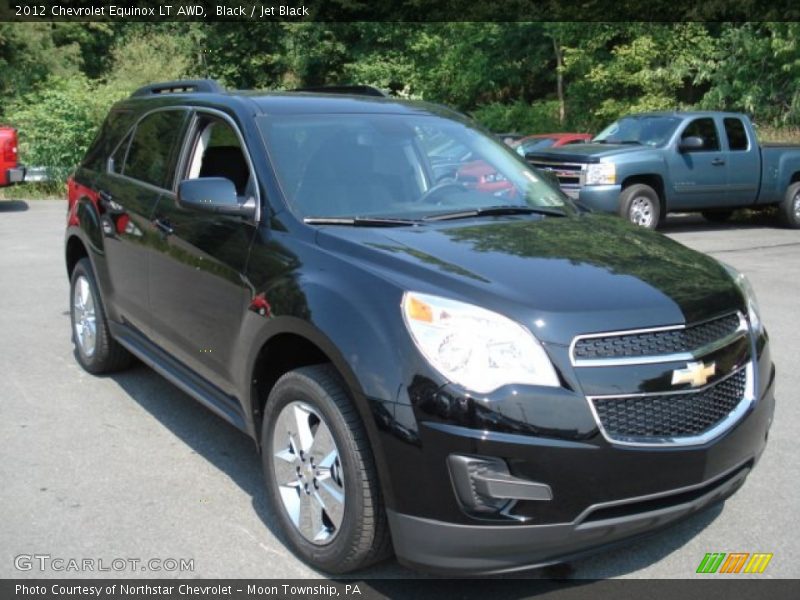 Black / Jet Black 2012 Chevrolet Equinox LT AWD