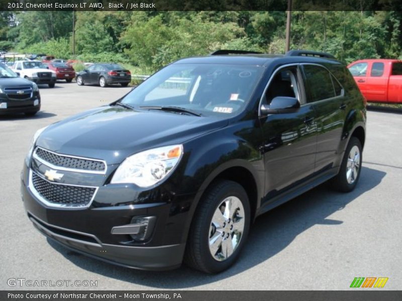 Black / Jet Black 2012 Chevrolet Equinox LT AWD