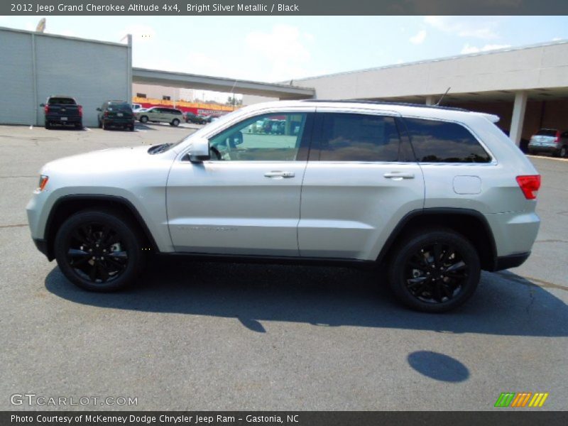 Bright Silver Metallic / Black 2012 Jeep Grand Cherokee Altitude 4x4