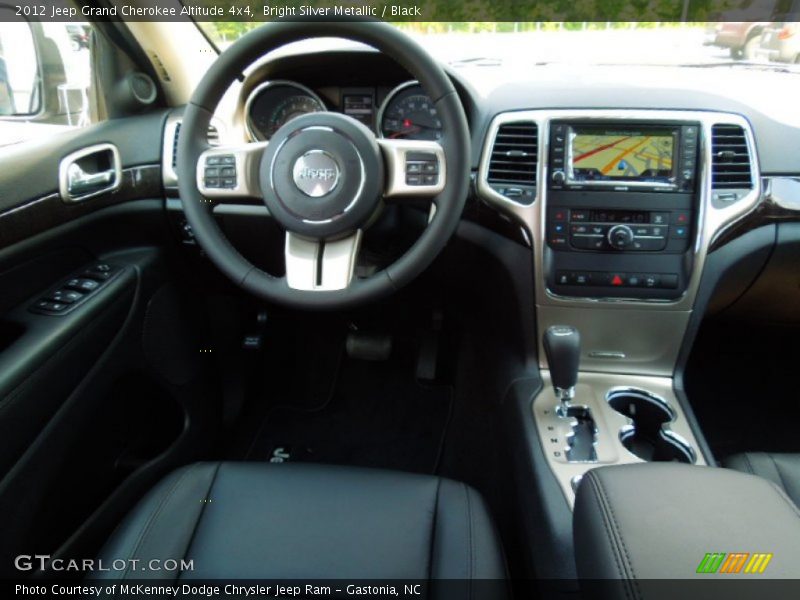 Bright Silver Metallic / Black 2012 Jeep Grand Cherokee Altitude 4x4