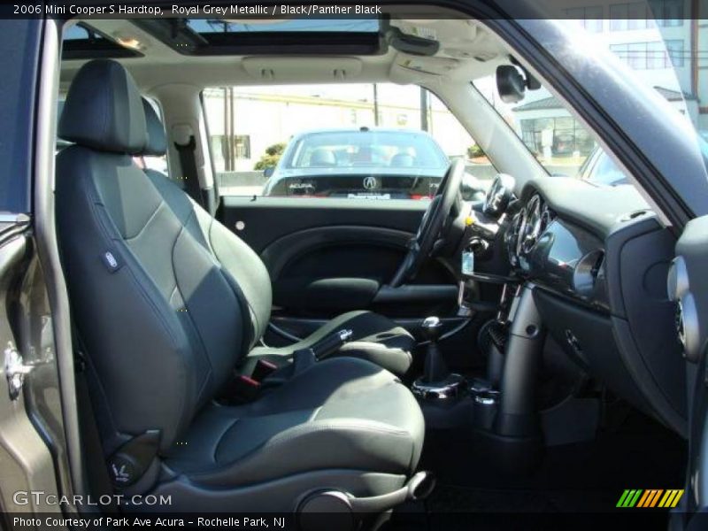 Royal Grey Metallic / Black/Panther Black 2006 Mini Cooper S Hardtop