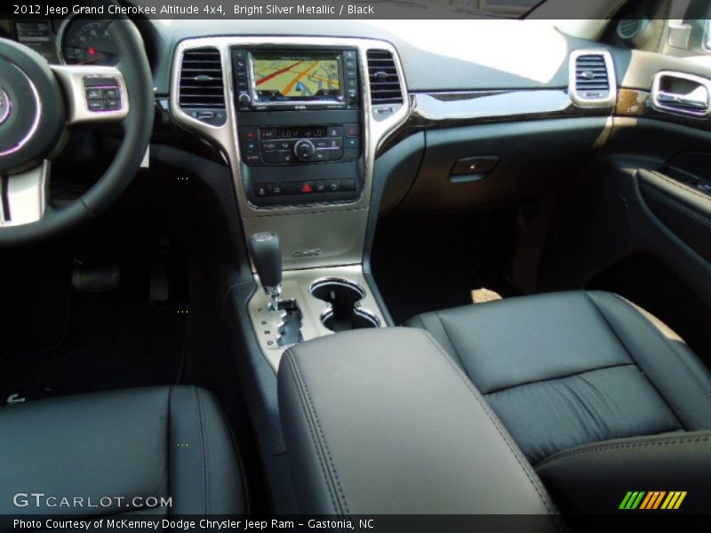 Bright Silver Metallic / Black 2012 Jeep Grand Cherokee Altitude 4x4