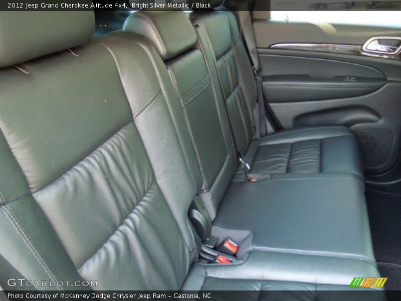 Rear Seat of 2012 Grand Cherokee Altitude 4x4