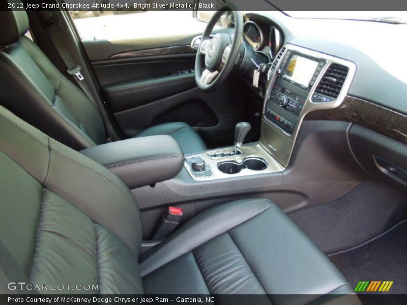 Bright Silver Metallic / Black 2012 Jeep Grand Cherokee Altitude 4x4