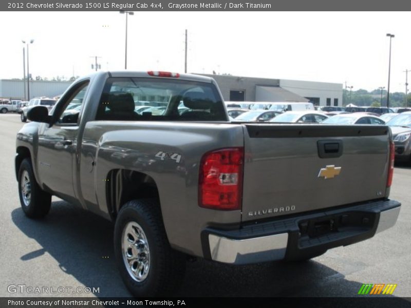 Graystone Metallic / Dark Titanium 2012 Chevrolet Silverado 1500 LS Regular Cab 4x4