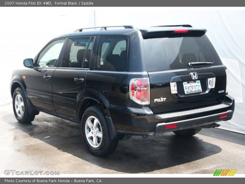 Formal Black / Saddle 2007 Honda Pilot EX 4WD