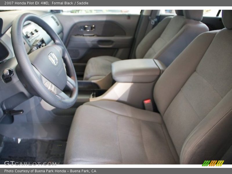Formal Black / Saddle 2007 Honda Pilot EX 4WD