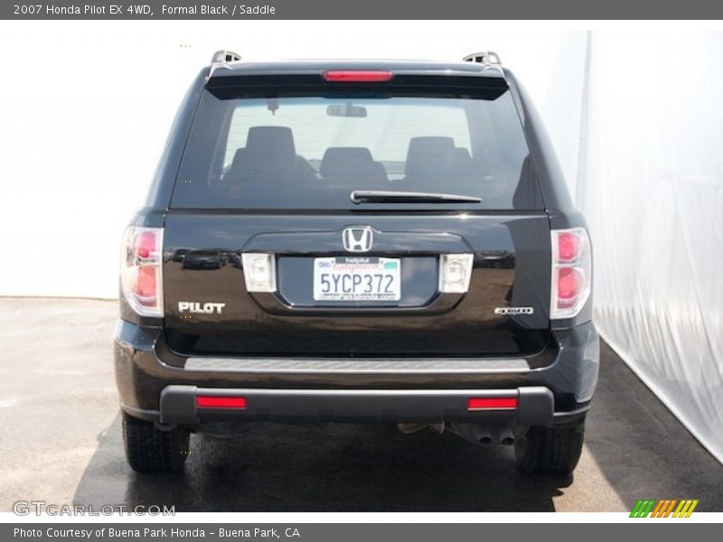 Formal Black / Saddle 2007 Honda Pilot EX 4WD