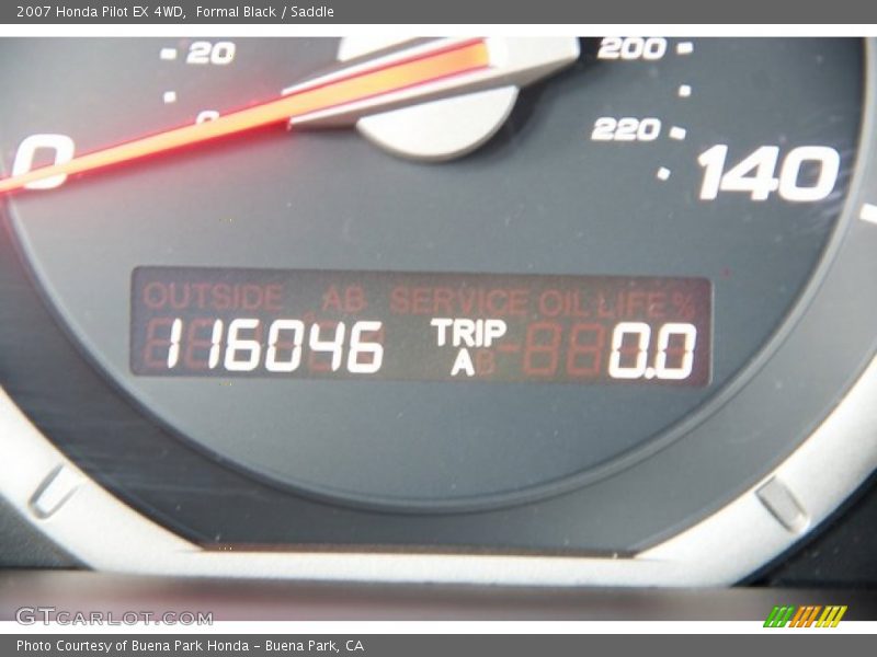 Formal Black / Saddle 2007 Honda Pilot EX 4WD