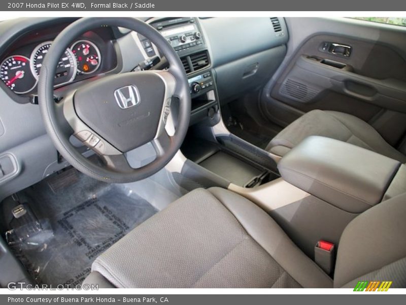 Formal Black / Saddle 2007 Honda Pilot EX 4WD