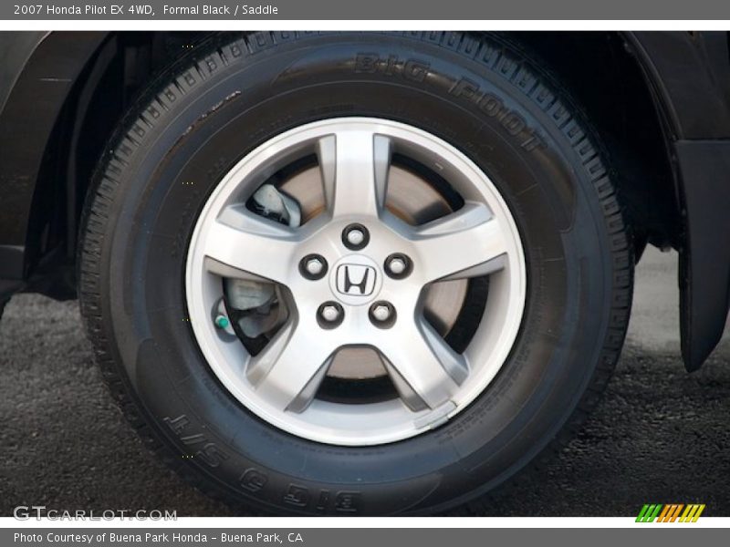 Formal Black / Saddle 2007 Honda Pilot EX 4WD