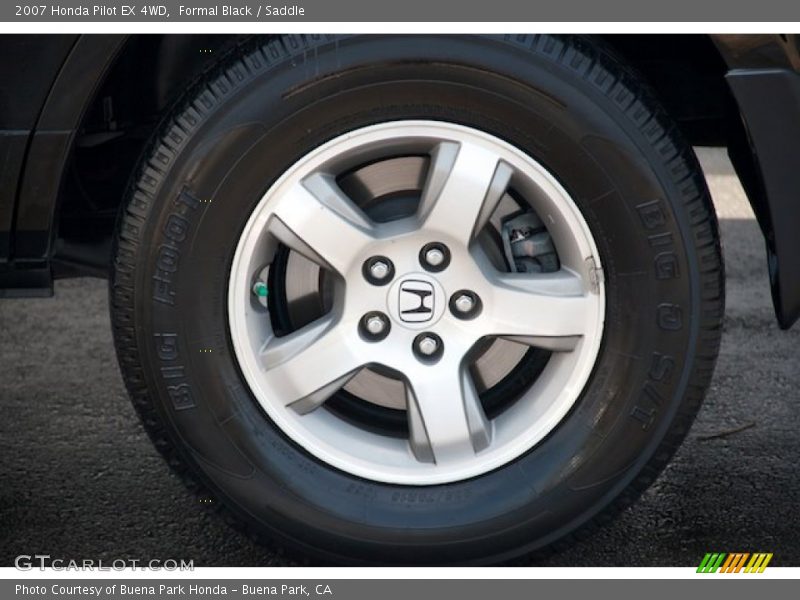 Formal Black / Saddle 2007 Honda Pilot EX 4WD