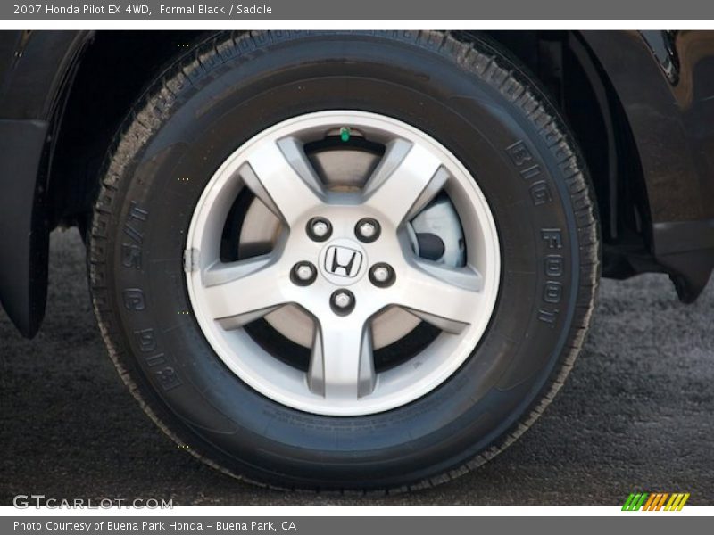 Formal Black / Saddle 2007 Honda Pilot EX 4WD