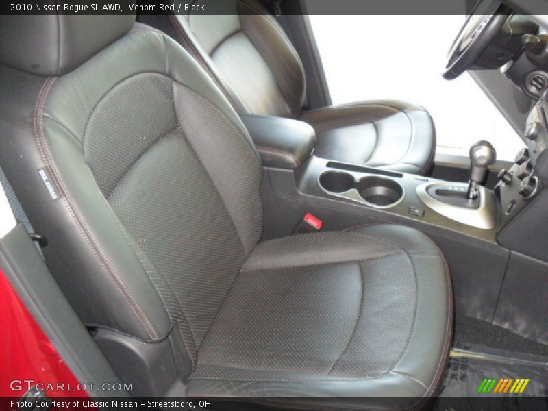 Venom Red / Black 2010 Nissan Rogue SL AWD