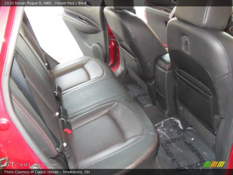 Venom Red / Black 2010 Nissan Rogue SL AWD