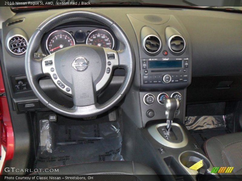 Venom Red / Black 2010 Nissan Rogue SL AWD