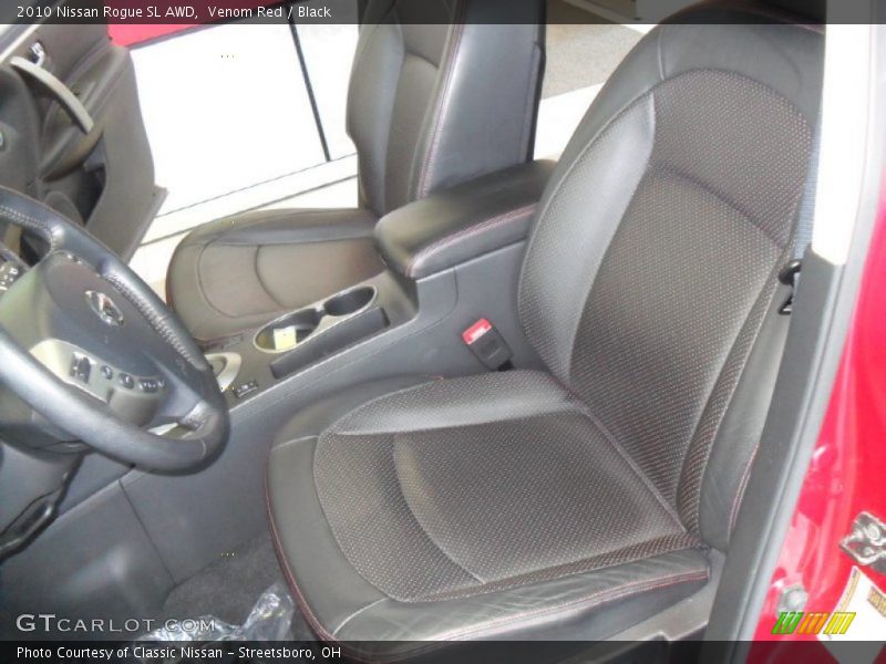 Venom Red / Black 2010 Nissan Rogue SL AWD