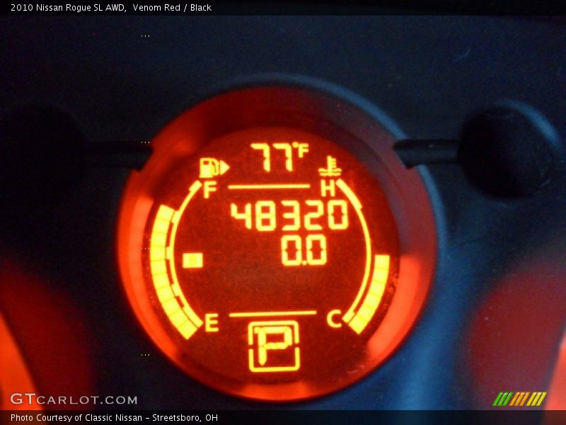 Venom Red / Black 2010 Nissan Rogue SL AWD