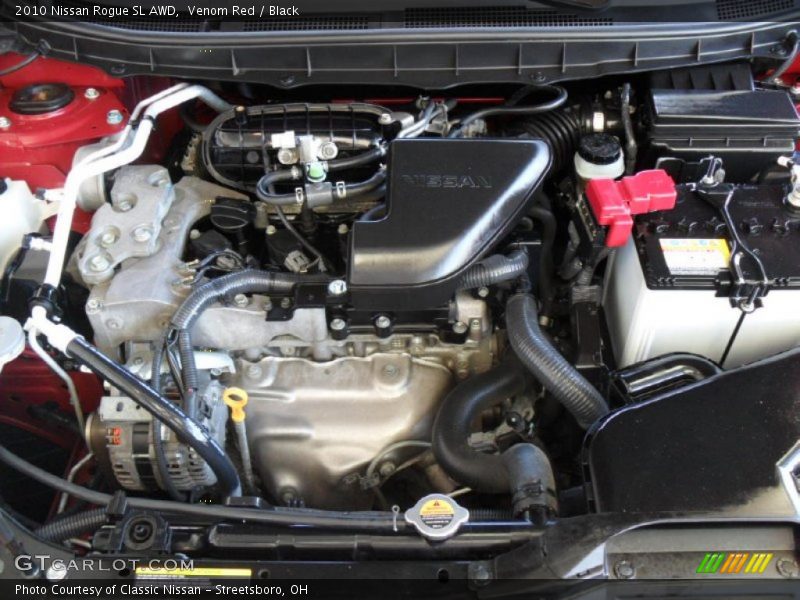 Venom Red / Black 2010 Nissan Rogue SL AWD