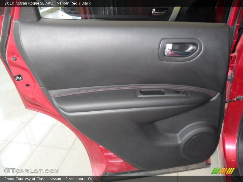Venom Red / Black 2010 Nissan Rogue SL AWD