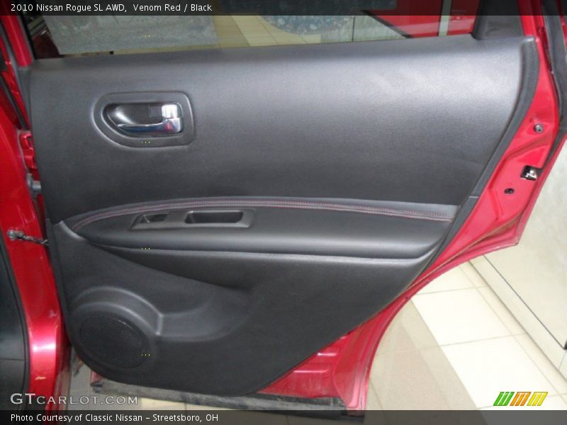 Venom Red / Black 2010 Nissan Rogue SL AWD