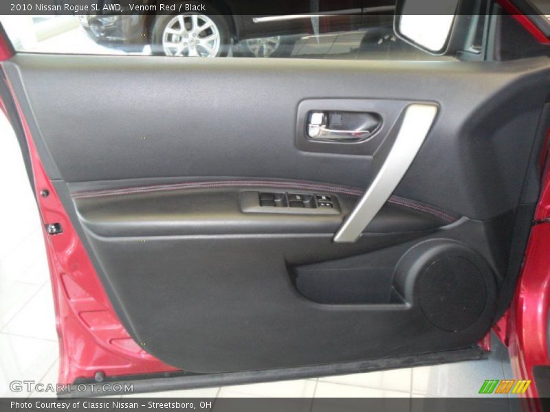 Venom Red / Black 2010 Nissan Rogue SL AWD