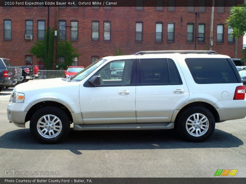Oxford White / Camel 2010 Ford Expedition Eddie Bauer 4x4