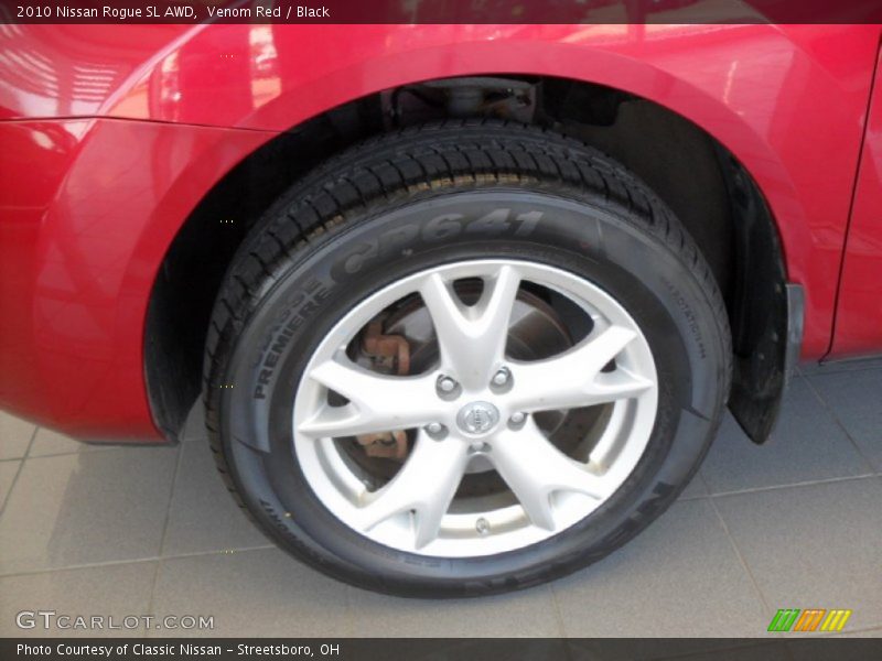 Venom Red / Black 2010 Nissan Rogue SL AWD