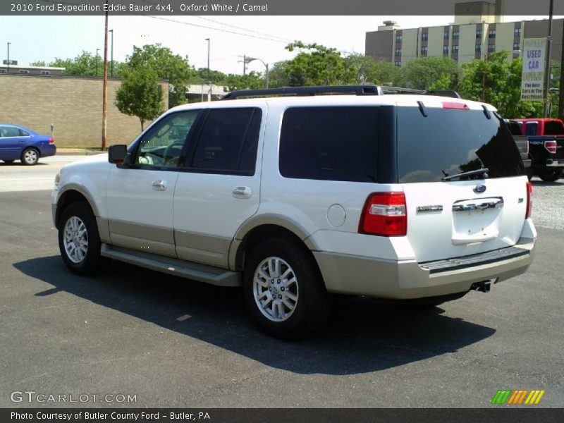 Oxford White / Camel 2010 Ford Expedition Eddie Bauer 4x4