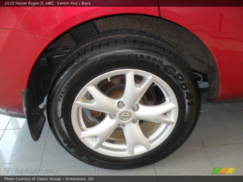 Venom Red / Black 2010 Nissan Rogue SL AWD