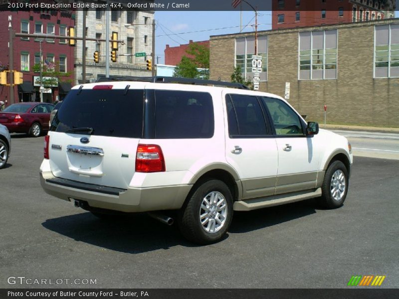 Oxford White / Camel 2010 Ford Expedition Eddie Bauer 4x4