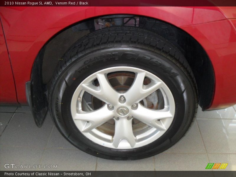 Venom Red / Black 2010 Nissan Rogue SL AWD