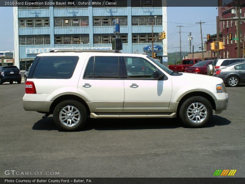 Oxford White / Camel 2010 Ford Expedition Eddie Bauer 4x4