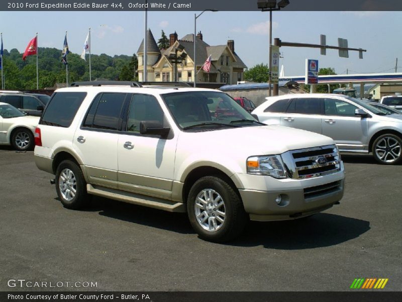 Oxford White / Camel 2010 Ford Expedition Eddie Bauer 4x4