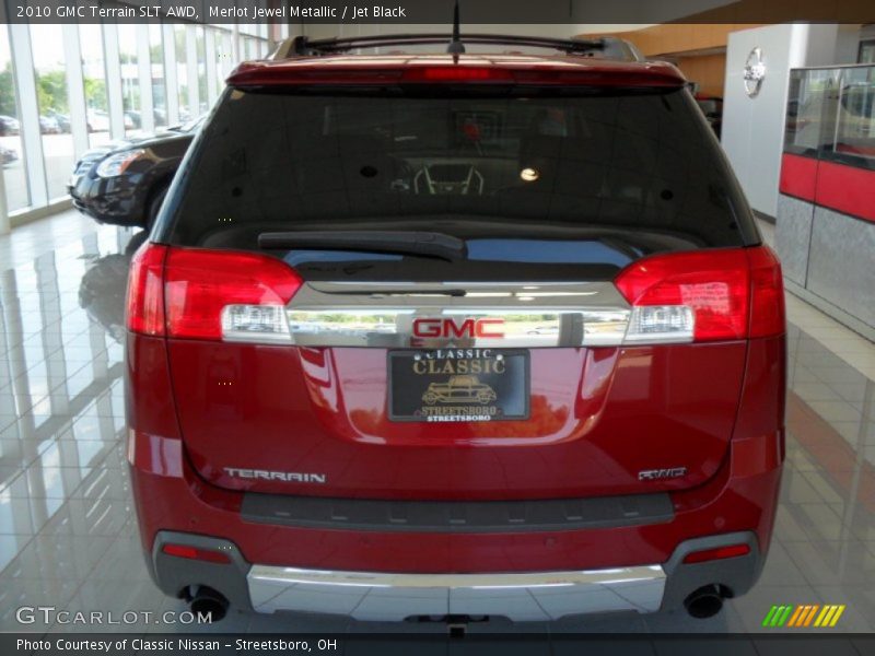 Merlot Jewel Metallic / Jet Black 2010 GMC Terrain SLT AWD