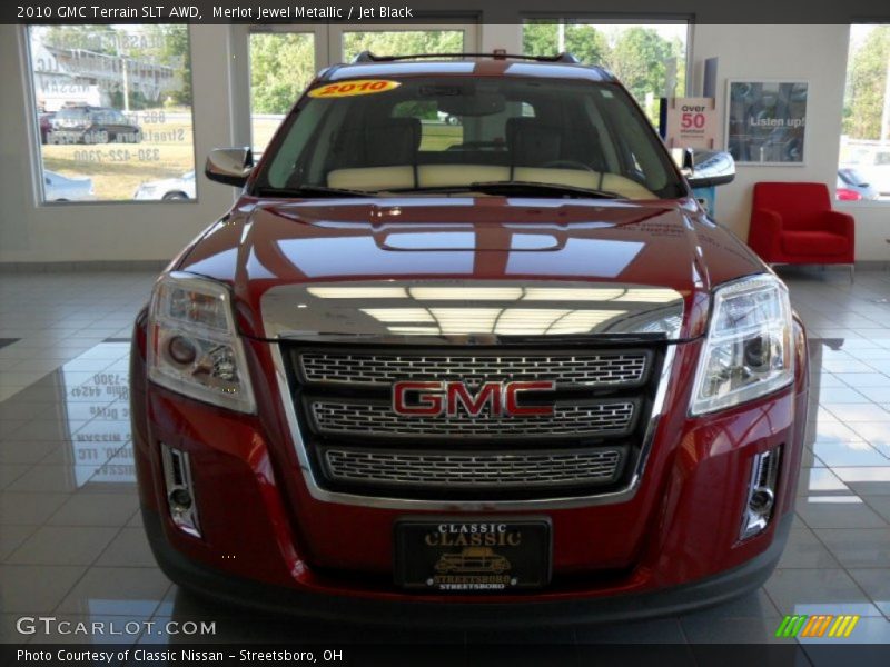 Merlot Jewel Metallic / Jet Black 2010 GMC Terrain SLT AWD