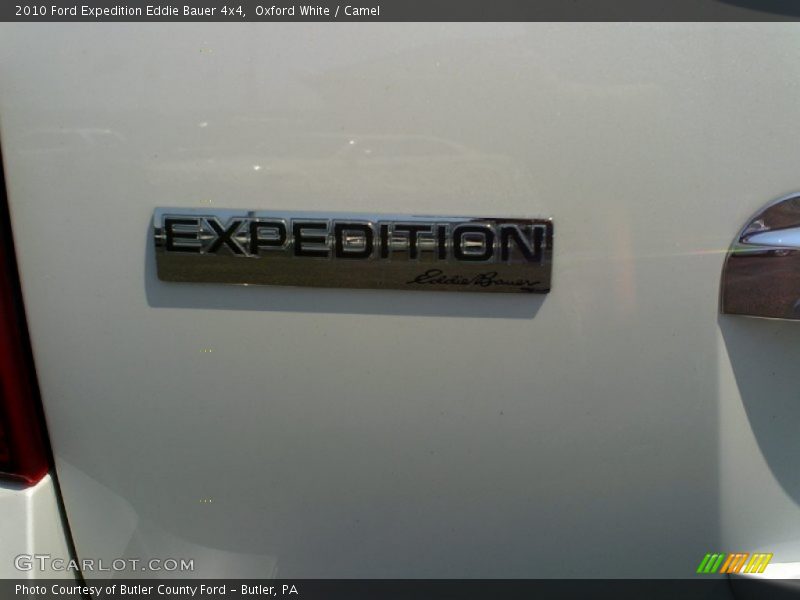 Oxford White / Camel 2010 Ford Expedition Eddie Bauer 4x4