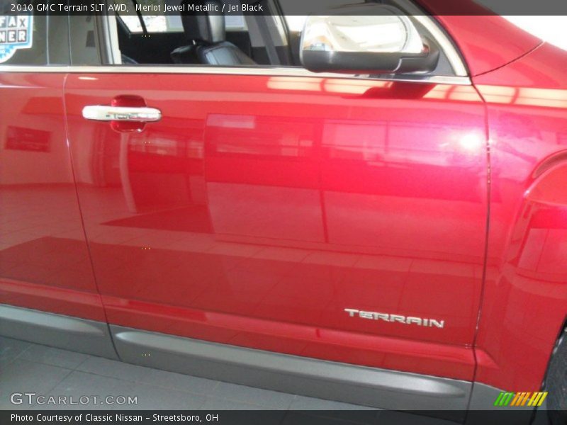 Merlot Jewel Metallic / Jet Black 2010 GMC Terrain SLT AWD