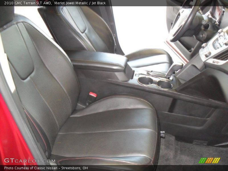 Merlot Jewel Metallic / Jet Black 2010 GMC Terrain SLT AWD