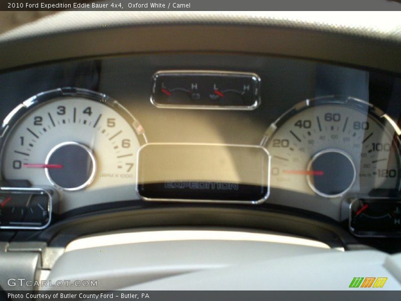 Oxford White / Camel 2010 Ford Expedition Eddie Bauer 4x4