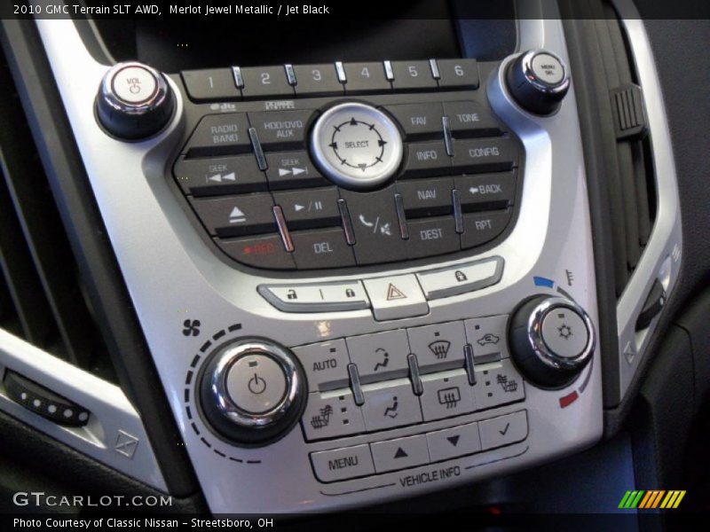 Merlot Jewel Metallic / Jet Black 2010 GMC Terrain SLT AWD