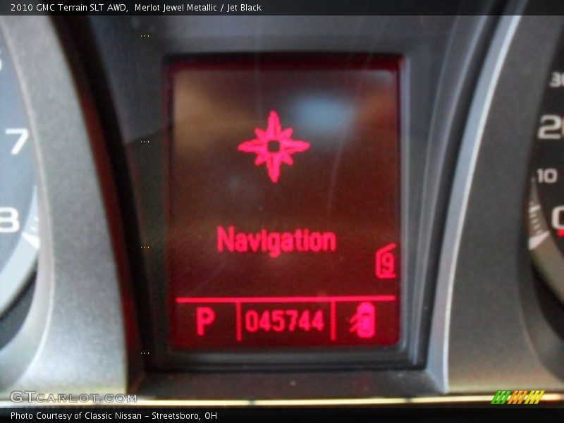 Merlot Jewel Metallic / Jet Black 2010 GMC Terrain SLT AWD