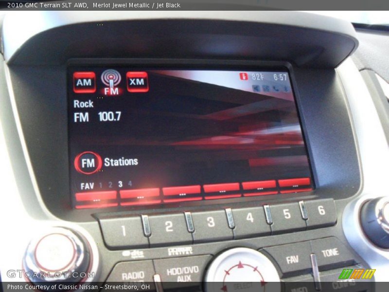 Merlot Jewel Metallic / Jet Black 2010 GMC Terrain SLT AWD