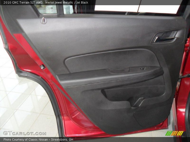 Merlot Jewel Metallic / Jet Black 2010 GMC Terrain SLT AWD
