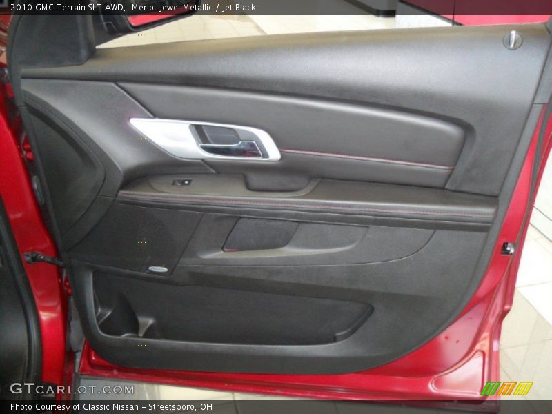 Merlot Jewel Metallic / Jet Black 2010 GMC Terrain SLT AWD