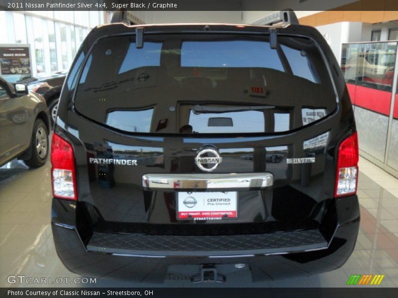 Super Black / Graphite 2011 Nissan Pathfinder Silver 4x4
