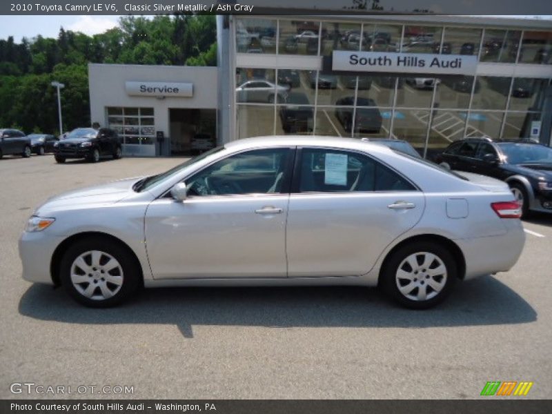 Classic Silver Metallic / Ash Gray 2010 Toyota Camry LE V6