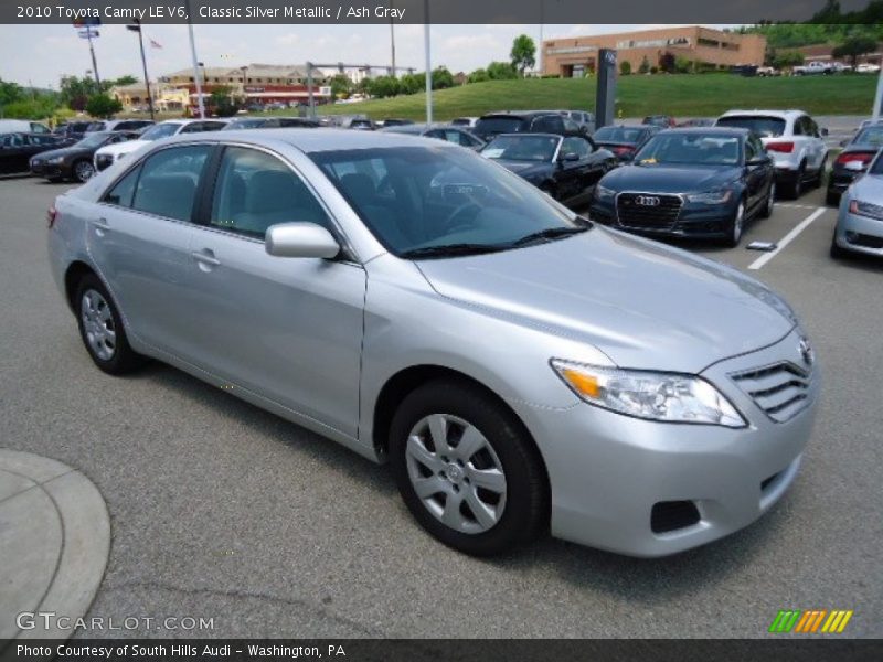 Classic Silver Metallic / Ash Gray 2010 Toyota Camry LE V6